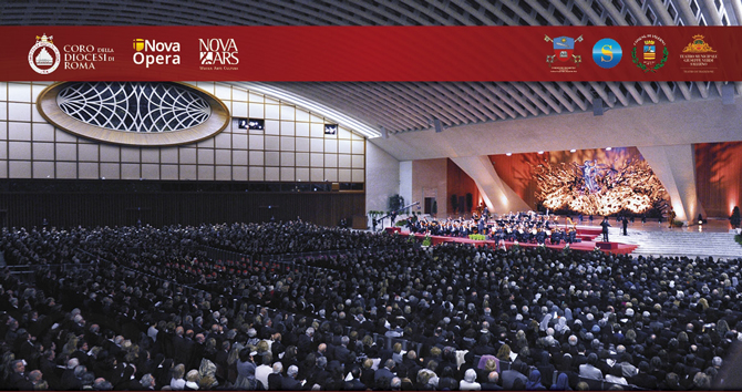 IN AULA PAOLO VI “CON I POVERI E PER I POVERI,  per le opere di carità di PAPA FRANCESCO