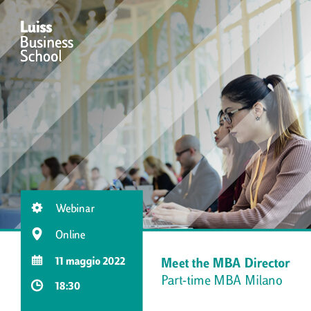 Part-time MBA Milan - Webinar