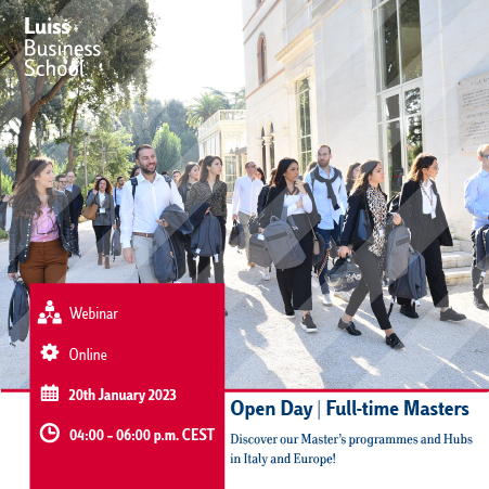 Open Day | Full-time Masters