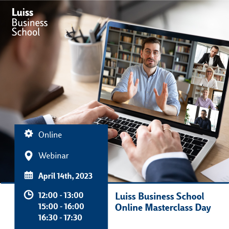 Online Masterclass Day at Luiss Business School