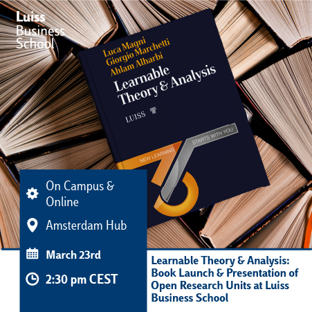 Book Launch: Learnable Theory & Analysis | 23rd March 2023