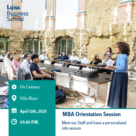 MBA Orientation Session