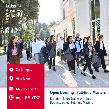<strong>Become a leader of the future with the Luiss Business School Full-time Masters Programme</strong>