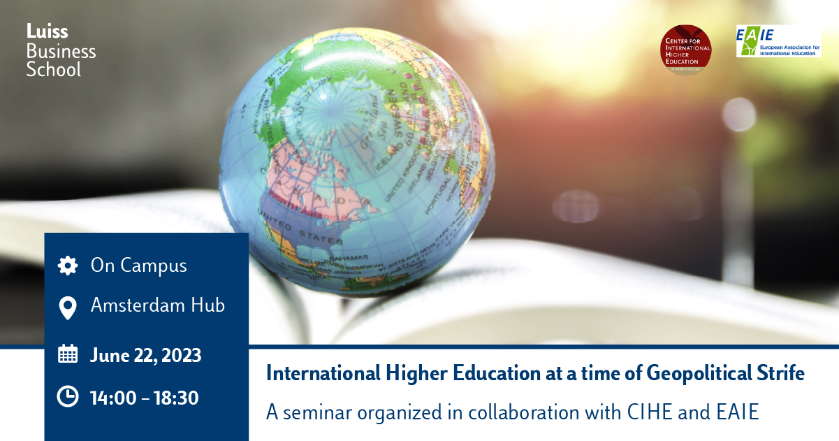 A seminar that explores the internationalization of higher education and its implications amid geopolitical tensions.