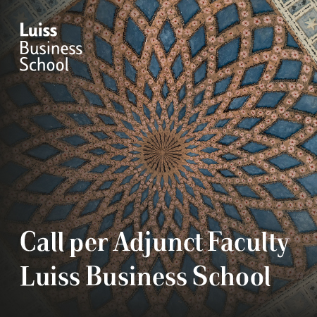 Call per Adjunct Faculty - Luiss Business School