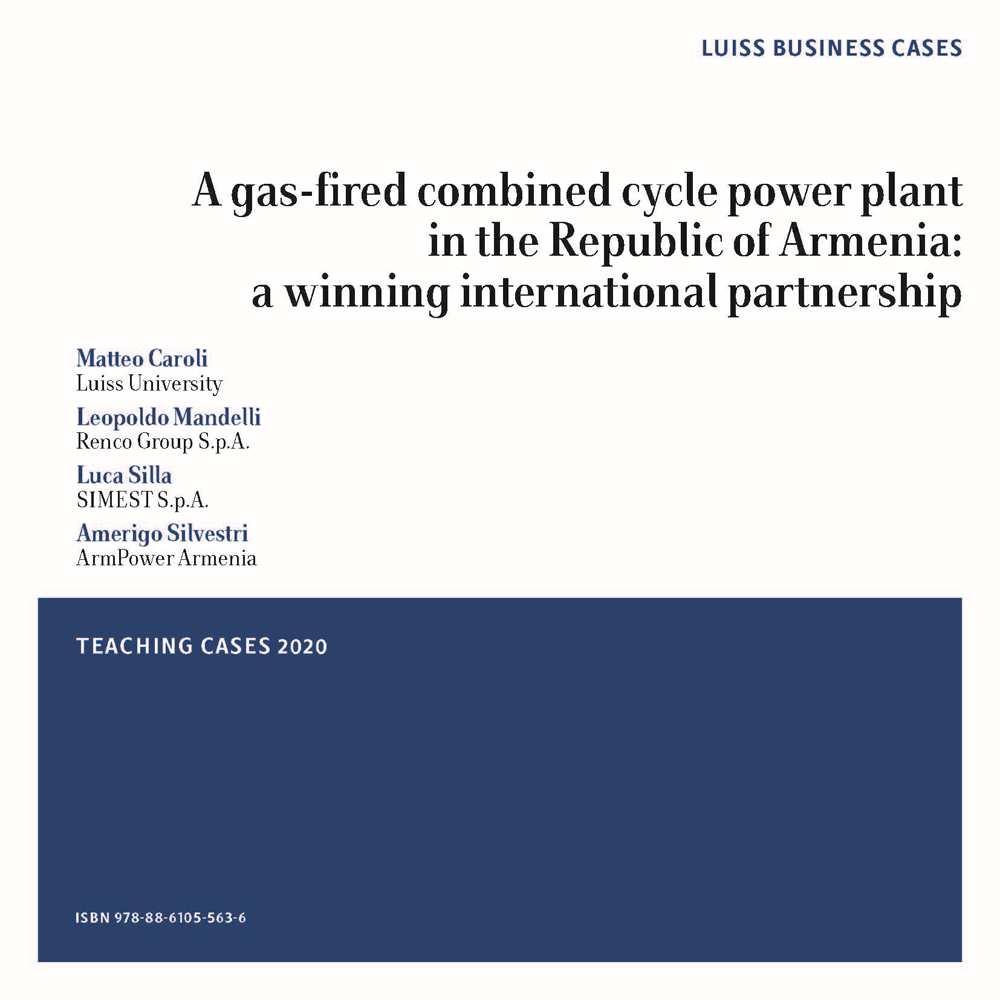 A gas-fired combined cycle power plant in the Republic of Armenia: a winning international partnership