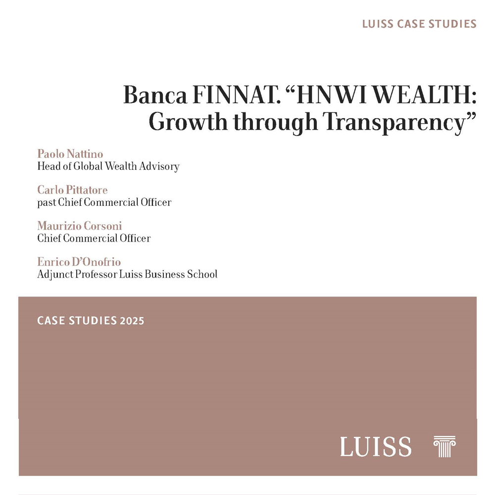 Banca FINNAT. “HNWI WEALTH: Growth through Transparency”