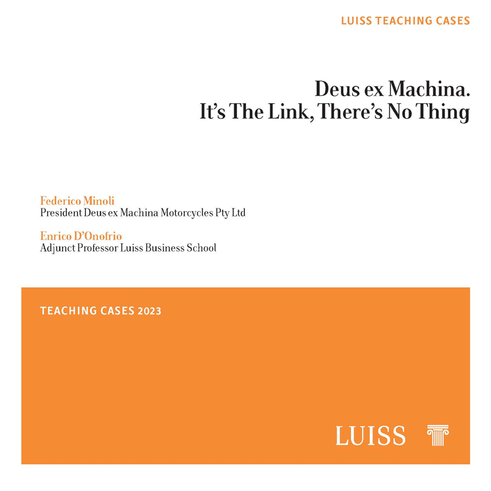 Deus ex Machina. It’s The Link, There’s No Thing