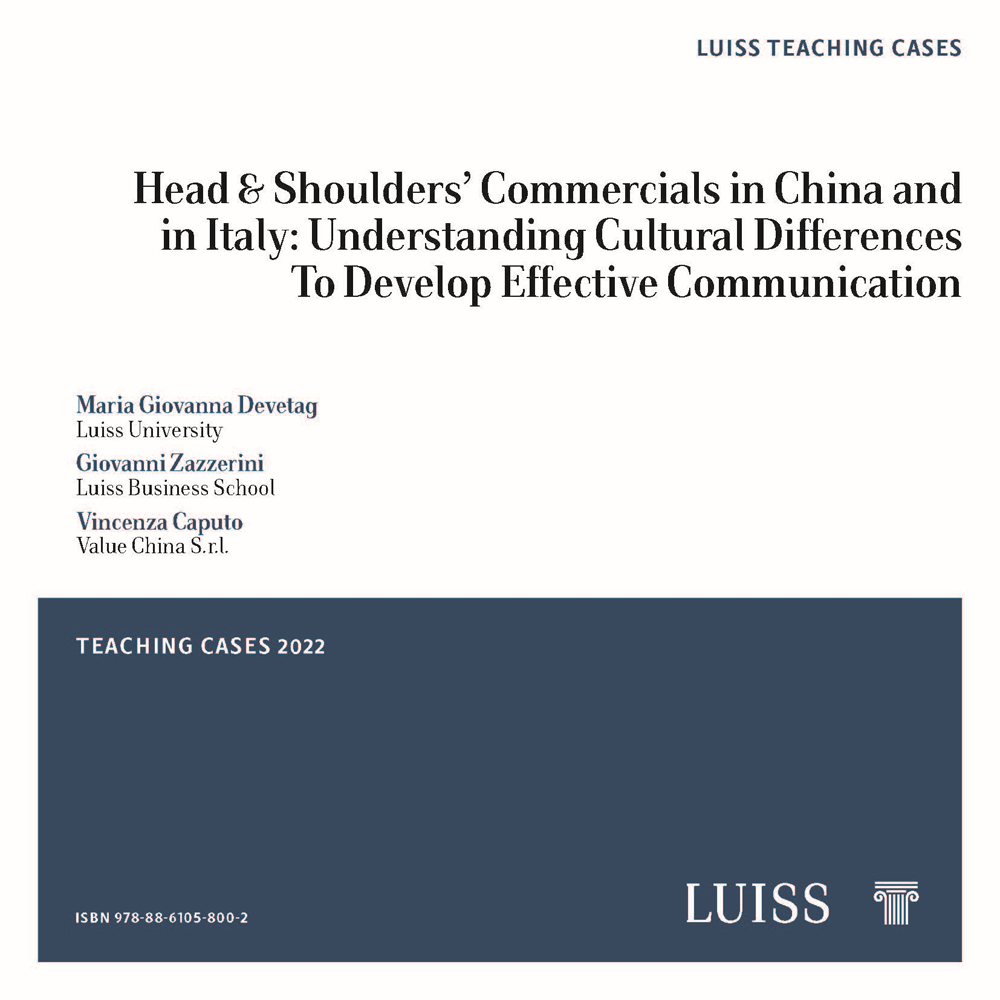 Head & Shoulders’ Commercials in China and in Italy: Understanding Cultural Differences To Develop Effective Communication