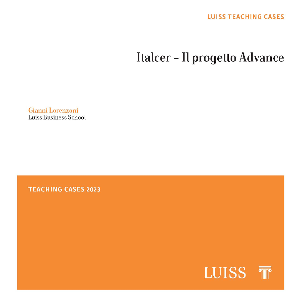 Italcer – Il progetto Advance