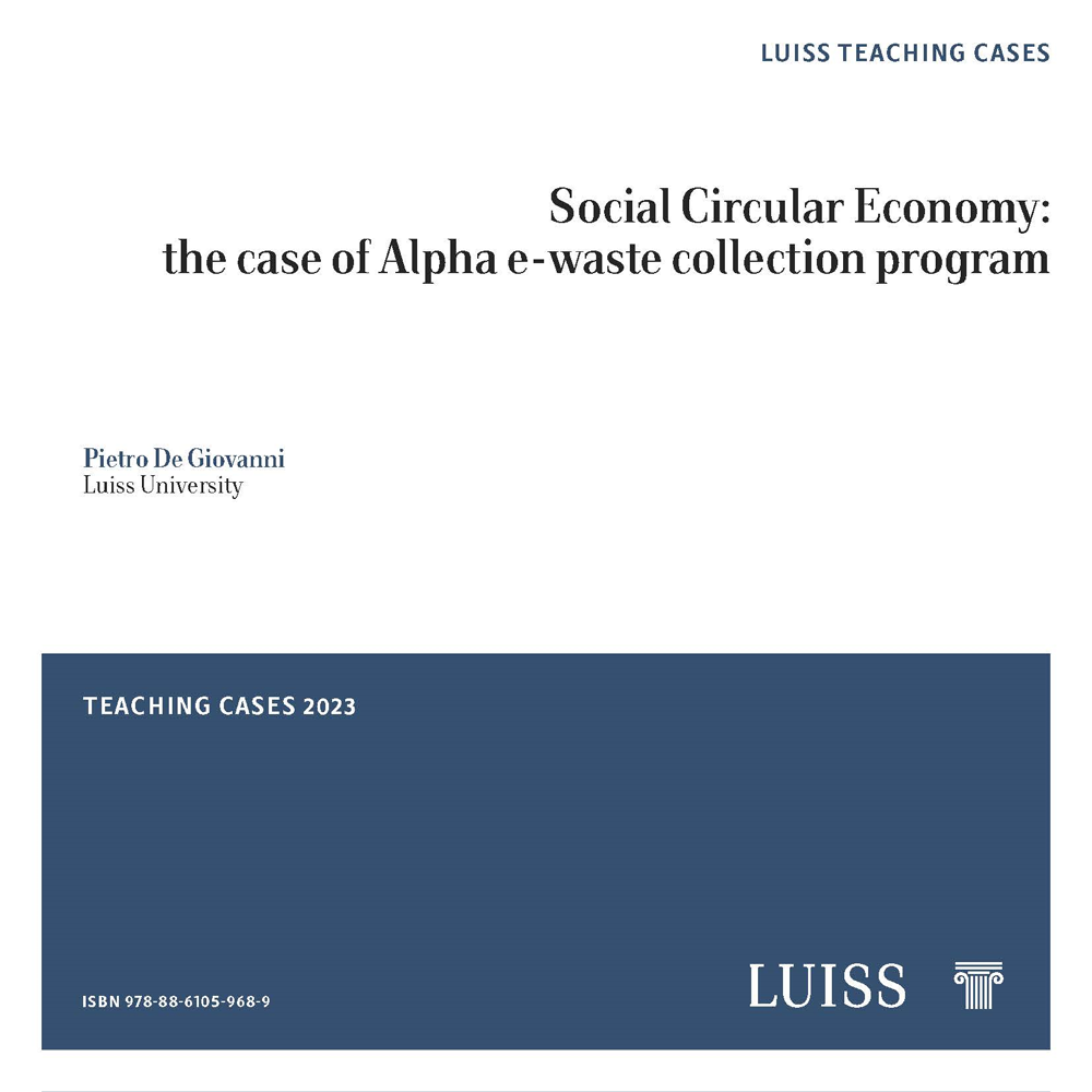 Social Circular Economy: the case of Alpha e-waste collection program