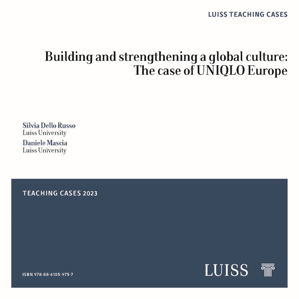 Building and strengthening a global culture: The case of UNIQLO Europe