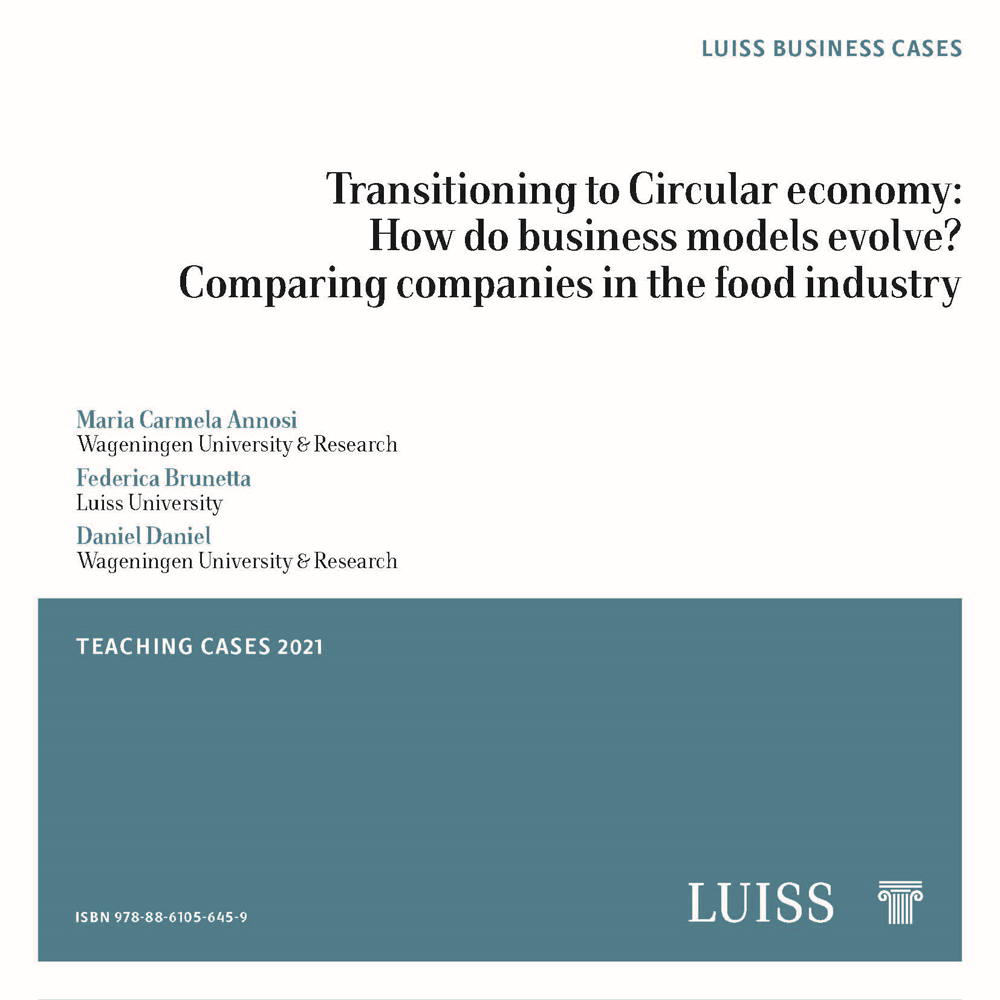 Transitioning to Circular economy:
How do business models evolve?
Comparing companies in the food industry