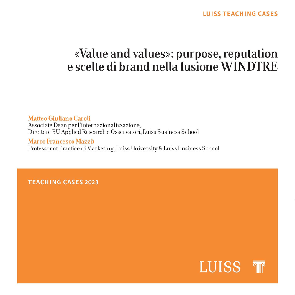 «Value and values»: purpose, reputation e scelte di brand nella fusione WINDTRE