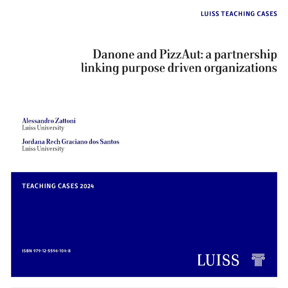 Danone and PizzAut - a parterhip linking purpos driven organizations