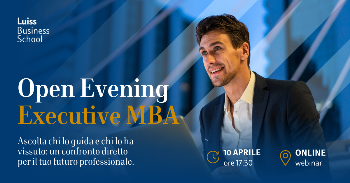 Open Evening - Il Valore dell’Executive MBA