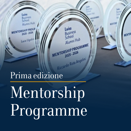 Prima edizione del Mentorship Programme